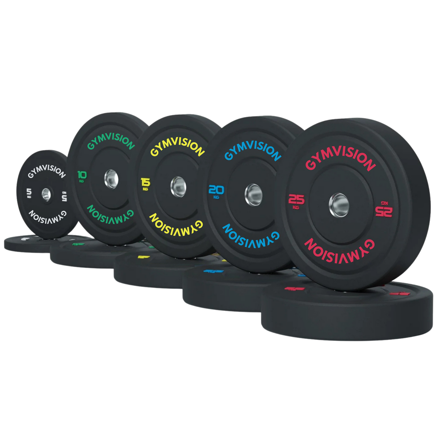 Gymvision Bumper Plates Halterschijven Set 150KG